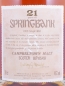 Preview: Springbank 21 Years Hedley G Wright Round Dumpy Bottle Campbeltown Single Malt Scotch Whisky 46,0%