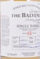 Preview: Balvenie 1995 15 Years Oak Cask No. 9369 Single Barrel Highland Single Malt Scotch Whisky 47,8%