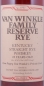 Preview: Van Winkle Family Reserve 13 Years No. 2791 Pappy van Winkles Private Stock Stitzel-Weller Lawrenceburg Kentucky Straight Rye Whiskey 47,8%
