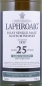 Preview: Laphroaig 25 Years Olosoro Sherry- und Bourbon Casks Limited Edition Release 2009 Islay Single Malt Scotch Whisky Cask Strength 51,0%