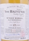 Preview: Balvenie 1980 15 Years Single Barrel Oak Cask No. 13275 Highland Single Malt Scotch Whisky 50.4% 1.0 Litre