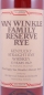 Preview: Van Winkle Family Reserve 13 Years No. A7970 Pappy van Winkles Private Stock Stitzel-Weller Lawrenceburg Kentucky Straight Rye Whiskey 47.8%