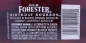 Preview: Old Forester Spring 1993 Over 8 Years Old Bottled 2005 Birthday Edition 5th Release Kentucky Straight Bourbon Whiskey 48,0% Vol.