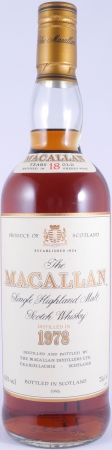 Macallan 1978 18 Years Sherry Wood Highland Single Malt Scotch Whisky 43,0%