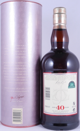 Glenfarclas 40 Years Oloroso Sherry Casks Limited Edition 2. Release 2011 Highland Single Malt Scotch Whisky 46,0%