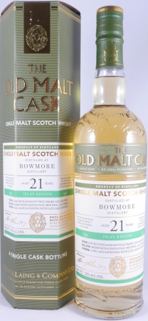 Bowmore 1996 21 Years Refill Hogshead No. HL14867 Hunter Laing Old Malt Cask Islay Single Malt Scotch Whisky 50,0%