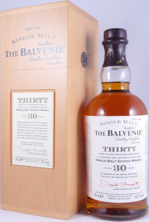 Balvenie Thirty 30 Years Release 2006 Bourbon Casks and Oloroso Sherry Butts Highland Single Malt Scotch Whisky 47.3%