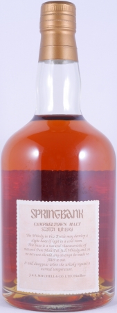 Springbank 21 Years Hedley G Wright Round Dumpy Bottle Campbeltown Single Malt Scotch Whisky 46,0%