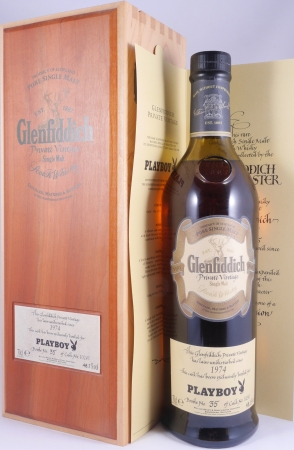 Glenfiddich 1974 31 Years Oak Cask No. 10245 Playboy Selection Speyside Single Malt Scotch Whisky Cask Strength 48.1%