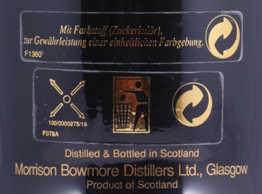 Bowmore 30 Years Sea Dragon Black Ceramic Bottle Limited Edition Islay Single Malt Scotch Whisky 43.0%