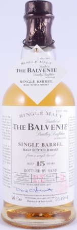 Balvenie 1982 15 Years Oak Cask No. 246 Single Barrel Highland Single Malt Scotch Whisky 50,4%