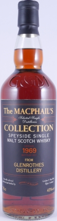 Glenrothes 1969 43 Years Gordon and MacPhail The MacPhails Collection Speyside Single Malt Scotch Whisky 43.0%