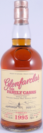 Glenfarclas 1995 23 Years The Family Casks First Fill Sherry Butt Cask No. 6649 Highland Single Malt Scotch Whisky 51,6%