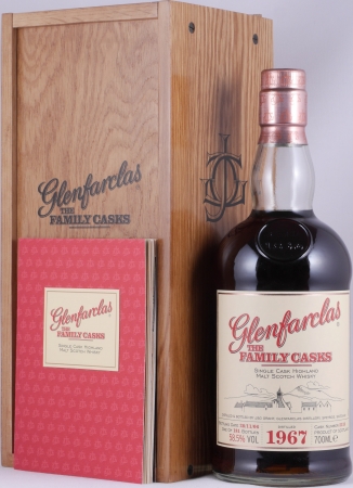 Glenfarclas 1967 39 Years The Family Casks 1st Fill Sherry Hogshead Cask No. 5118 Highland Single Malt Scotch Whisky 58.5%