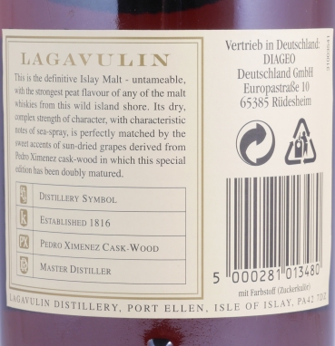 Lagavulin 1987 16 Years Distillers Edition 2003 Special Release lgv.4/491 Islay Single Malt Scotch Whisky 43.0%