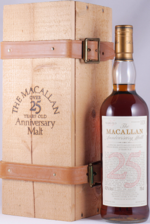 Macallan 1968 25 Years Sherry Oak The Anniversary Malt Special Bottling Highland Single Malt Scotch Whisky 43.0%