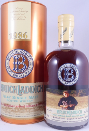 Bruichladdich 1986 20 Years Sherry Butt Cask No. 2 Special Exclusive Limited Release Islay Single Malt Scotch Whisky 54.9%