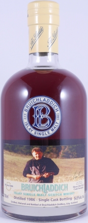 Bruichladdich 1986 20 Years Sherry Butt Cask No. 2 Special Exclusive Limited Release Islay Single Malt Scotch Whisky 54.9%