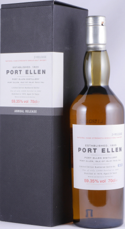 Port Ellen 1978 24 Years 2nd Annual Release Limited Edition Islay Single Malt Scotch Whisky Natural Cask Strength 59.35%