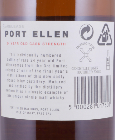 Port Ellen 1979 24 Years 3rd Annual Release 2003 Limited Edition Islay Single Malt Scotch Whisky Cask Strength 57,3%