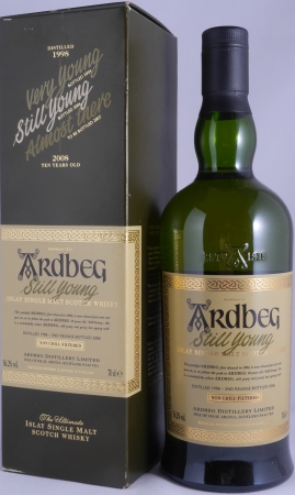 Ardbeg 1998-2006 Still Young 2nd Release Committee Approved Islay Single Malt Scotch Whisky Cask Strength 56.2%