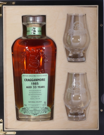 Cragganmore 1985 33 Years Hogshead Cask No. 1241 Signatory 30th Anniversary Speyside Single Malt Scotch Whisky 53.4%