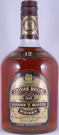 Chivas Regal 12 Years Blended Scotch Whisky 43,0% Vol. 3,78 Liter alte Abfüllung