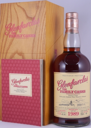 Glenfarclas 1989 28 Years The Family Casks 1st Fill Sherry Butt Cask No. 13010 Highland Single Malt Scotch Whisky 51.4%