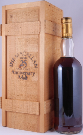 Macallan 1958/1959 25 Years The Anniversary Malt Special Bottling of Unblended Highland Single Malt Scotch Whisky 43.0%