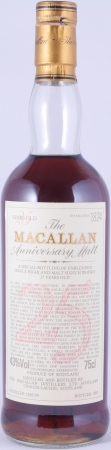 Macallan 1958/1959 25 Years The Anniversary Malt Special Bottling of Unblended Highland Single Malt Scotch Whisky 43.0%