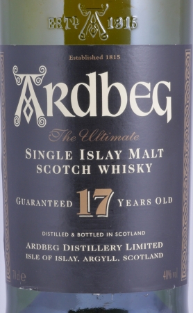 Ardbeg 17 Years Limited Edition Release 2003 Islay Single Malt Scotch Whisky 40,0%