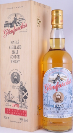 Glenfarclas 1978 24 Years Sherry Casks Edition No. 8 Sir William Wallace Highland Single Malt Scotch Whisky Cask Strength 53,3%