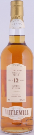 Littlemill 1992 12 Years Oak Casks Lowland Single Malt Scotch Whisky 40.0%