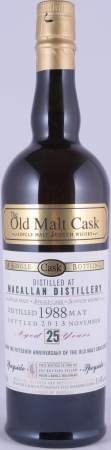 Macallan 1988 25 Years Refill Hogshead Hunter Laing Old Malt Cask 15th Anniversary Highland Single Malt Scotch Whisky 51,4%