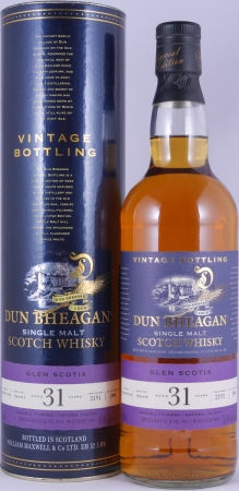 Glen Scotia 1975 31 Years Barrel Cask No. 2191 Dun Bheagan Special Edition Campbeltown Single Malt Scotch Whisky 51.4%