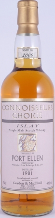 Port Ellen 1981 19 Years Gordon and MacPhail Connoisseurs Choice Islay Single Malt Scotch Whisky 40.0%