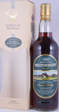 Miltonduff 1969 39 Years Sherry Butt Gordon and MacPhail Rare Vintage Speyside Single Malt Scotch Whisky 43.0%