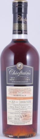 Mortlach 1990 22 Years Sherry Butt Cask No. 5159 Chieftains Choice Speyside Single Malt Scotch Whisky 50,0%