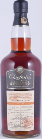 The Cigar Malt 1993 20 Years Oloroso Sherry Butt Cask No. 3590 Chieftains Choice Speyside Single Malt Scotch Whisky 51.8%