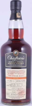 The Cigar Malt 1997 20 Years Oloroso Sherry Butt Cask No. 5252 Chieftains Choice Speyside Single Malt Scotch Whisky 56.7%