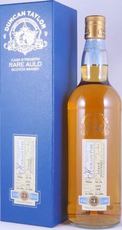 Highland Park 1986 21 Years Oak Cask No. 2252 Duncan Taylor Cask Strength Rare Auld Edition Orkney Single Malt Scotch Whisky 55.7%
