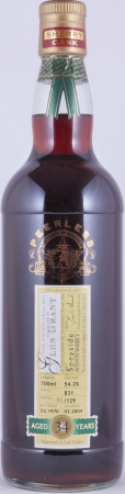 Glen Grant 1970 34 Years Sherry Cask No. 831 Duncan Taylor Cask Strength Rare Auld Edition Speyside Single Malt Scotch Whisky 54,2%