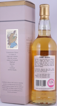 Port Ellen 1982 24 Years Refill Sherry Butts Gordon and MacPhail Connoisseurs Choice Single Malt Scotch Whisky 40.0%