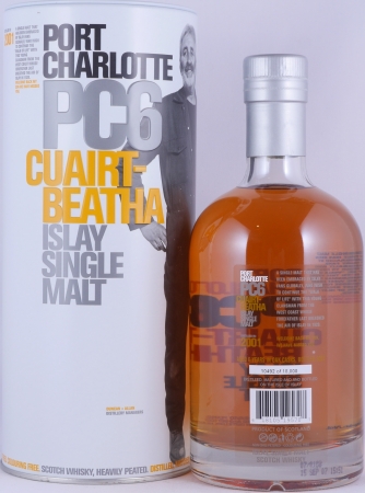 Bruichladdich 2001 6 Years Port Charlotte PC 6 Cuairt-Beatha Islay Single Malt Scotch Whisky 61.6%