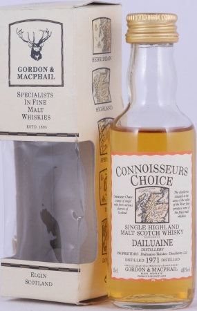 Dailuaine 1971 23 Years Gordon and MacPhail Connoisseurs Choice Miniature Highland Single Malt Scotch Whisky 40.0%