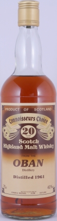 Oban 1961 20 Years Gordon und MacPhail Connoisseurs Choice Brown Label Highland Single Malt Scotch Whisky 40,0%