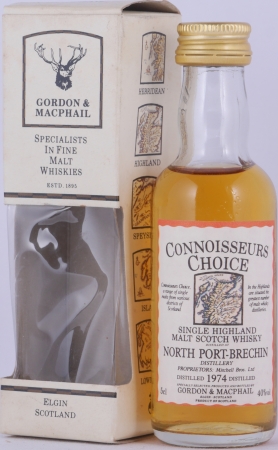 North Port-Brechin 1974 22 Years Gordon und MacPhail Connoisseurs Choice Miniatur Single Malt Scotch Whisky 40,0%