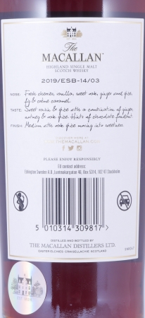 Macallan 1997 22 Years Exceptional Single Cask 2019 European Oak Sherry Butt Cask No. 14/03 Highland Single Malt Scotch Whisky 56,7%