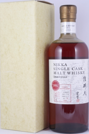 Nikka Yoichi 1991 15 Years Sherry Cask No. 129445 Japan Single Malt Whisky Cask Strength 63.0%