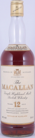 Macallan 12 Years Sherry Wood Golden Screw Cap Highland Single Malt Scotch Whisky 43,0%